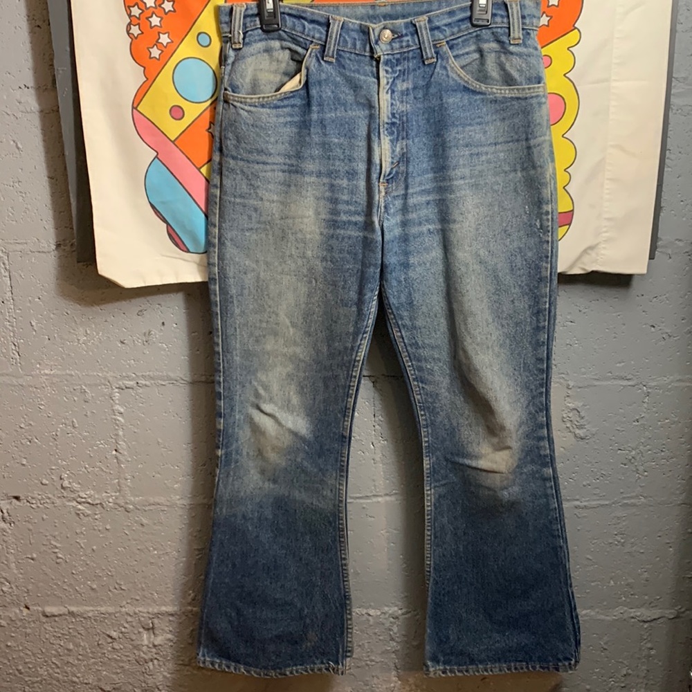 Levi’s Orange Tab Bell Bottom Jeans
